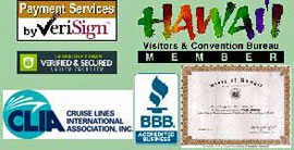 Travel Hawaii licenses, memberships, and credentials